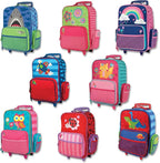 Stephen Joseph Kids Classic Rolling Luggage, Kids Luggage, Toddler Rolling Travel Carry On, Kids Suitcase with wheels,
