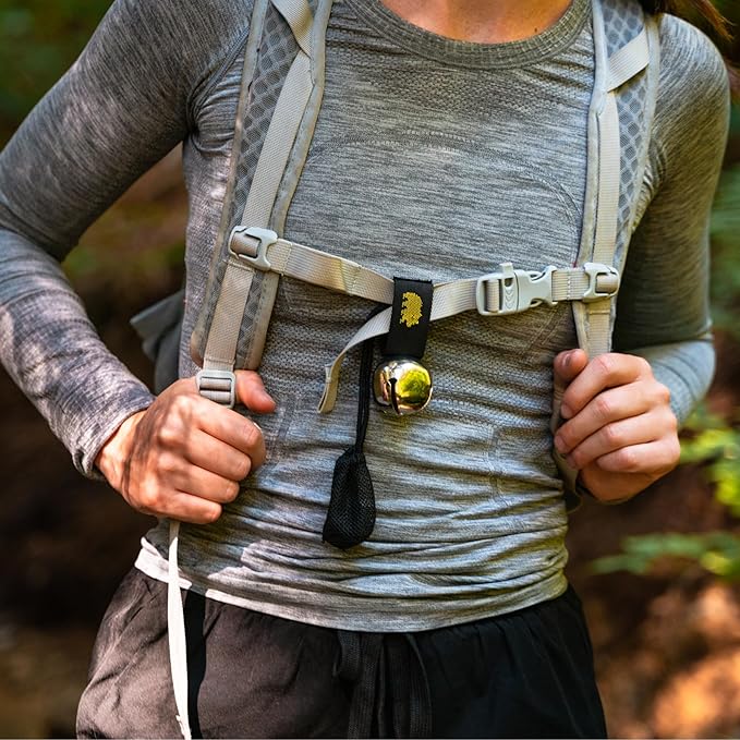 Coghlan's Magnetic Bear Bell with Silencer - Hiking Safety Gear for Wildlife Alert