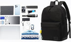 SUPACOOL Casual Laptop Backpack for Men and Women, Backpack for College, USB Charging Port, Lightweight Pack Back