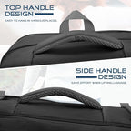 Travel Backpack, Extra Large Travel Backpack, TSA 18.4 inch Laptop Bag Flight Approved, Lightweight Business Luggage Bag, Gifts for Men Women, Black