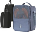 Shoe Bags for Travel Holds 4 Pair of Shoes, Shoe Storage Pouch with 2 Pack Portable Bags, Waterproof & Washable, Grey & Large