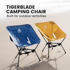 ONETIGRIS Tigerblade Camping Chair, Lightweight Folding Backpacking Hiking Chair, Compact Portable 330 lbs Capacity