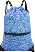 HOLYLUCK Drawstring Backpack Bag Sport Gym Sackpack