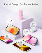 charmast Small Portable Charger for iPhone, Ultra-Compact 20W PD Fast Charging Power Bank 5000mAh, Mini Battery Pack for iPhone 14/14 Pro Max/13/13 Pro Max/12/12 Pro Max/11/XR/X/8/7/6 etc