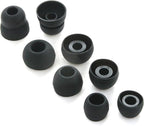 8 Pairs Replacement Eartips Earbuds Eargels Earpads for Powerbeats 2 Wireless Beats by dr dre (Black and Grey)