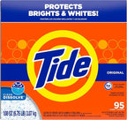 Tide Powder Laundry Detergent, Original Scent, 95 Loads, 108 oz
