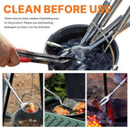 Gaialoop Portable Camping Cooking Utensils Set, Camp Kitchen Set with Organizer Bag, RV Essentials Outdoor Cooking Utensil Kit for Travel, Picnics, Camping, BBQs, Parties