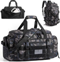 BAGSMART 4-IN-1 Gym Bag for Women Men, TSA Lightweight Duffle Bag for Travel with Shoe Compartment & Wet Pocket, 22L/30L/38L Tactical Backpack with 40oz Water Bottle Holder