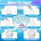 Portable Toilet Gel, Poo Powder for Portable Toilet, Camping Toilet Gel, Pee Powder, Portable Toilet Powder for Outdoor Camping and Hiking Toilet Gel Powder