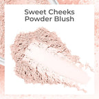 4pc (COCOA) KIT w/KABUKI BRUSH Mineral Makeup Matte Loose Powder Foundation Concealer Blush Long Lasting Bare Face Cosmetics