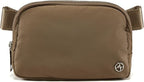 Pander Everywhere Belt Bag for Women, Fashion Waist Packs, Crossbody Bags with Adjustable Strap (Gray Brown)