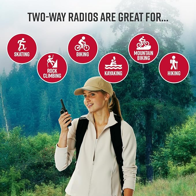 Bundle of Cobra RX380 TTC Walkie Talkies (2-Pack) + Cobra ACXT1037R FLT Walkie Talkie (1-Pack)