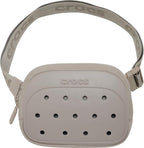 Crocs Classic Belt Waist Bag, Customizable Fanny Pack, Personalize with Jibbitz Charms, Taupe, One Size