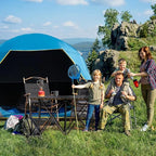 4/6 Person Blackout Camping Tent, Easy Setup Waterproof Family Dome Tent for Camping with Rainfly, Portable Double Layer Large Family Tent for Outdoor Camping&Hiking