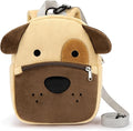 mibasies Toddler Backpacks for Girls 2-4: Plush Backpack -3D Animal Cartoon Mini Travel Bag -10 inch Toddler Backpack Leash