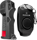 Mace Personal Safety Alarm & Mace Pepper Spray Kit - Loud 130db Siren with Built in Emergency Whistle, 10 Feet Range Pocket Model (0.42 oz) Self Defense Pepper Spray for Women & Men