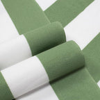 HENBAY Large Oversized Beach Towel - 35 x 70 Inch Microfiber Pool Towel, Green Striped Quick Dry Cabana Swim Towel