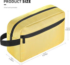 Icramsy Travel Toiletry bag Toiletry bag for women men Hanging Cosmetic bag Travel accessories for Women Men (Yellow)