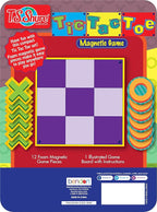 TS Shure by Bendon Tic-Tac-Toe Games Magnetic Activity Tin with Foam Magnet Sheet 50522