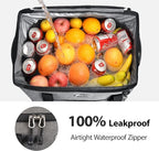 Maelstrom Collapsible Soft Cooler Bag,35/55/75 Cans Beach Cooler with Flip Top Lid, Ice Chest, Leakproof & Portable for Beach, Camping, Road Trips & Grocery Shopping