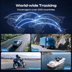 CXK GPS Tracker for Vehicles, 6-Month Battery Life 4G Global Tracker Device for Vehicles with Real Time Alert Strong Magnet, IP65 Waterproof Car Traker 180-Day Location History Subscription Needed