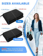 FASTMOMENT Airplane Seat Cushion Portable Travel Cushion for Comfort Foldable Stadium Pad with Breathable Fabric Seat Pad Perfect for Long Flights, Office, Bleacher, Camping