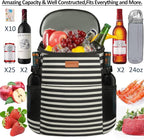 Camping Cooler Backpack 30 45 Cans, Soft Backpack Coolers Insulated Leak Proof Travel Cooler Bag Waterproof Lunch Picnic Beach Work Trip Thermal Bag Drink Beverage Beer Bag Cooler