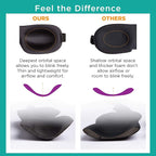 Bucky 40 Blinks No Pressure Beauty & Travel Eye Masks, Gray Dots