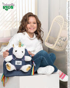 Naturally KIDS Unicorn Toys for Girls Age 4-6, Gifts for 5 Year Old Girls, Toddler Unicorn Backpack