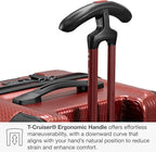Traveler's Choice Maxporter II Polycarbonate Hardside Trunk with Spinner Wheels, Red, 31-Inch Large Trunk