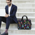MNSRUU Laptop Bag for 15.6 inch Black Gothic Bats