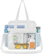 USPECLARE Clear Bag for Stadium Events,Transparent Bag for Work Sports Games Concerts Travel Gym