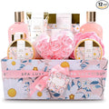 Spa Gift Baskets for Women, Spa Luxetique Bath Gift Set, 12pcs Relaxing Home Spa Kit for Women with Shower Gel, Bath Salt, Essential oil, Body Lotion, Hand Cream, Christmas Gifts for Mom