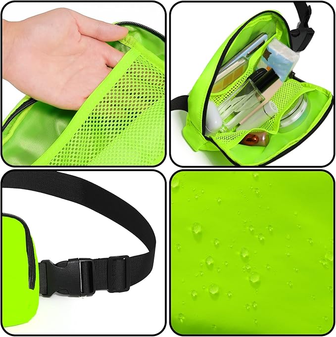Amazerbst Belt Bag, Fanny Pack, Everywhere Belt Bag,40 Inch Adjustable Strap, for Women and Men,Waterproof