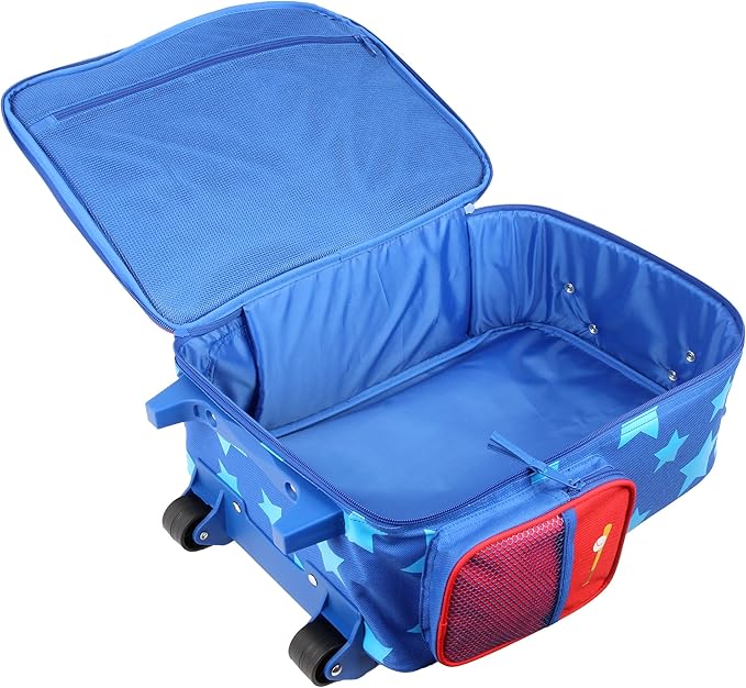 Stephen Joseph Kids Classic Rolling Luggage, Kids Luggage, Toddler Rolling Travel Carry On, Kids Suitcase with wheels,