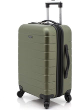 Wrangler Smart Spinner Hardside Luggage, 3 Piece Set, Olive Green