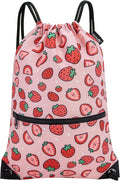 HOLYLUCK Drawstring Backpack Bag Sport Gym Sackpack
