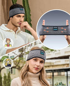 Perytong Sleep Headphones Wireless, Bluetooth Sports Headband Headphones with Ultra-Thin HD Stereo Speakers Perfect for Sleeping,Workout,Jogging,Yoga,Insomnia, Air Travel(Carbon Grayblack)