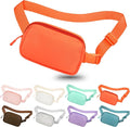 Fanny Pack Crossbody Bag for Women and Men, Belt Bag for Hiking Bum Bag with Adjustable Strap,Casual Cell Phone Pouch?Waist pack for Running Workout Sports Travel Orange