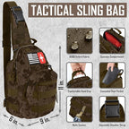 Survival Kit, 268 Pcs Emergency Survival Gear and Equipment Supplies with First Aid Kit, Camping Axe, Headlamp, Crossbody Bag for Camping Hiking, Hunting, Gift for Christmas Men, Dads,