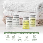 Terra Pure Green Tea Toiletries Set | 1-Shoppe Amenities Kit | 1oz Shampoo & Conditioner, Body Wash, Lotion | Travel Size | 80 Pieces