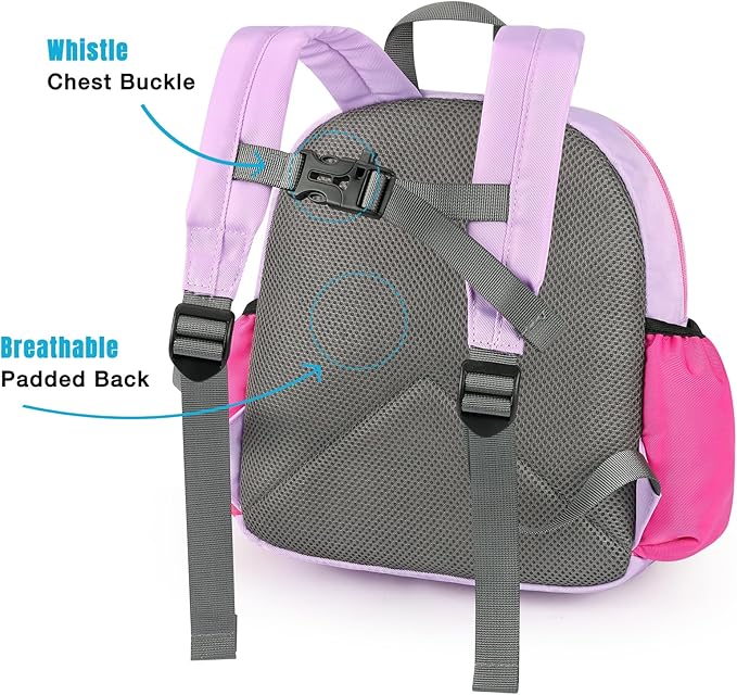STEAMEDBUN Toddler Backpack for Girls 2-4: Kids Backpack Boys Girls - Preschool Kindergarten Daycare Backpacks - 12 inch