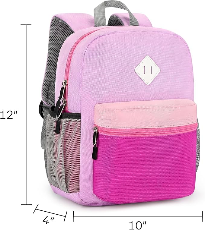 mibasies Toddler Backpack for Girls 2-4: Preschool Backpacks for Girls - Cute Kids Backpack