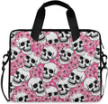 MNSRUU Laptop Bag for 15.6 inch Black Gothic Bats