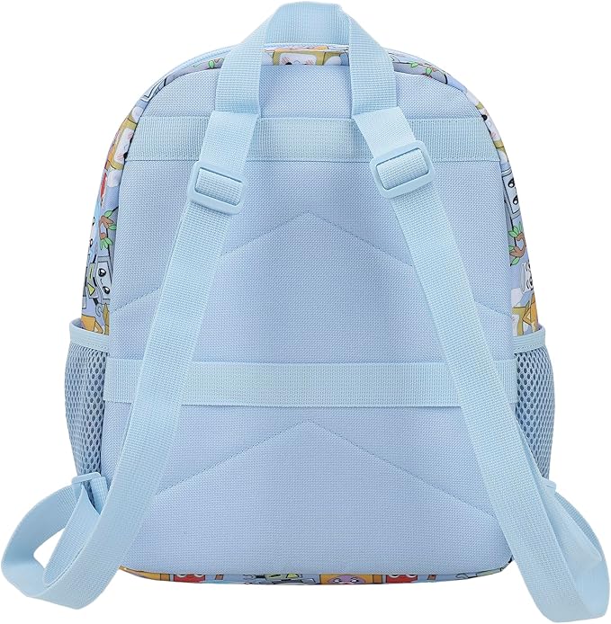 Bioworld Lanky Box Character Group Shot 2-Piece Youth EVA Wheeled Youth Luggage & Travel Backpack Set