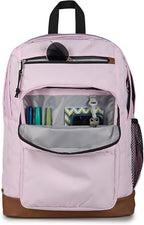 JanSport Cool Backpack with 15-inch Laptop Sleeve, Large Computer Bag Rucksack with 2 Compartments, Ergonomic Straps, Pink Ice