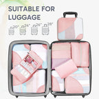 10 Set Packing Cubes for Travel, Gifts for Women Mom,Anti-Tearing Suitcase Organizer,OlarHike Vacation Essentials & Accessories for Cruise Ship