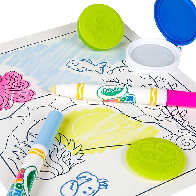 Crayola Color Wonder Mess Free Coloring Activity Set (30+ Pcs), Travel Art Kit, Gift for Kids & Toddlers, Ages 3+