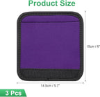 uxcell 3 Pcs Luggage Handle Wrap for Suitcase, Neoprene Handbag Grip Cover Protector Luggage Identifiers Suitcase Handle Wraps for Luggage Shopping Bag Travel Bags, Purple