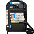 Neck Wallet for Travel, RFID Blocking Passport Holder - Slim Travel Pouch with Adjustable Strap | Holds Phone, Cards, Cash, Documents | Water-Resistant & Secure for Men & Women